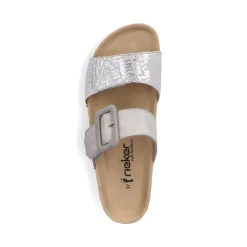 Hot Rieker 2 Velcro Slide Grey
