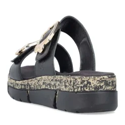 Rieker 2 Velcro Strap Black