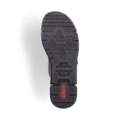 Rieker 2 Velcro Strap Black