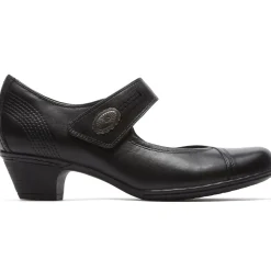 Discount Cobb Hill Abigail Black Mary Jane Low Heel