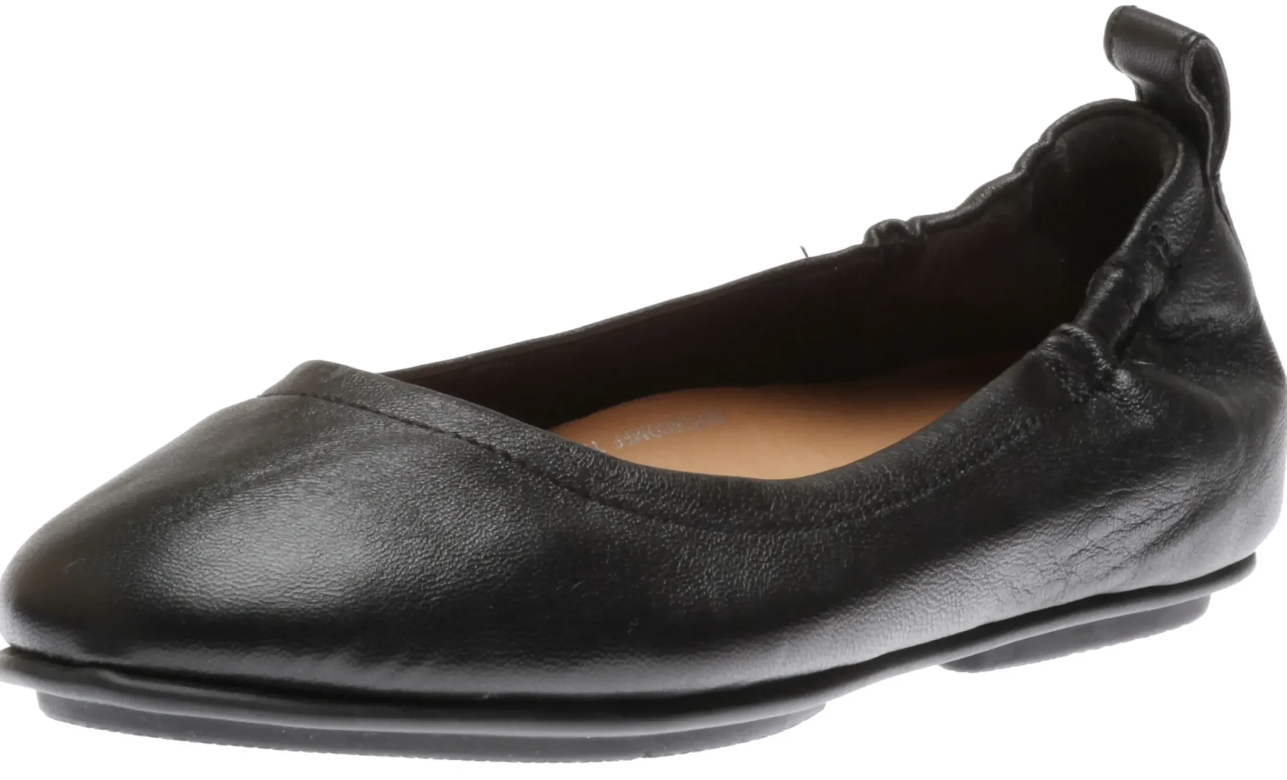 Discount Fit Flop Allegro Black Leather Ballet Flat