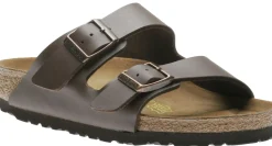 Best Birkenstock Arizona Birko-Flor Dark Brown Slide Sandal