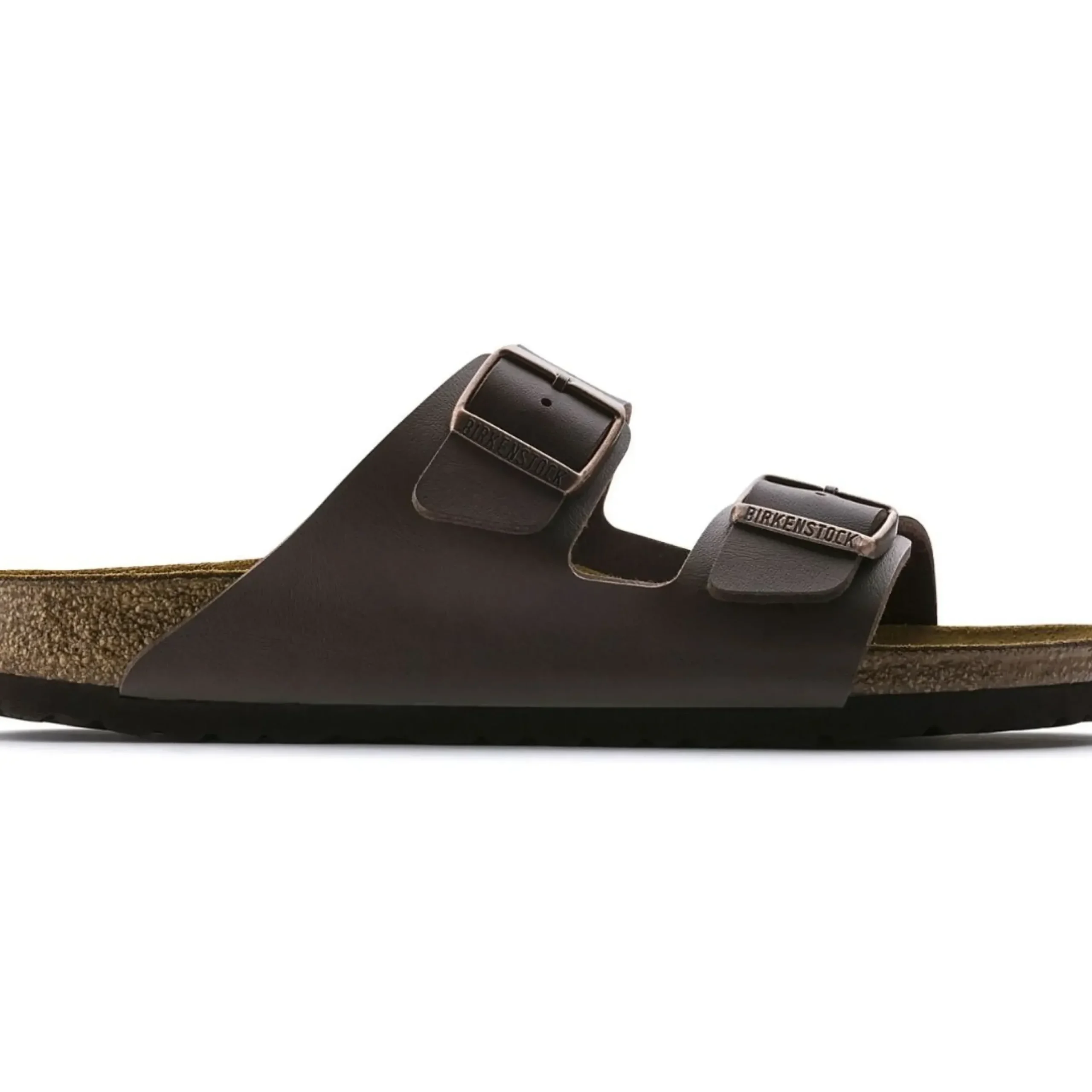 Best Birkenstock Arizona Birko-Flor Dark Brown Slide Sandal