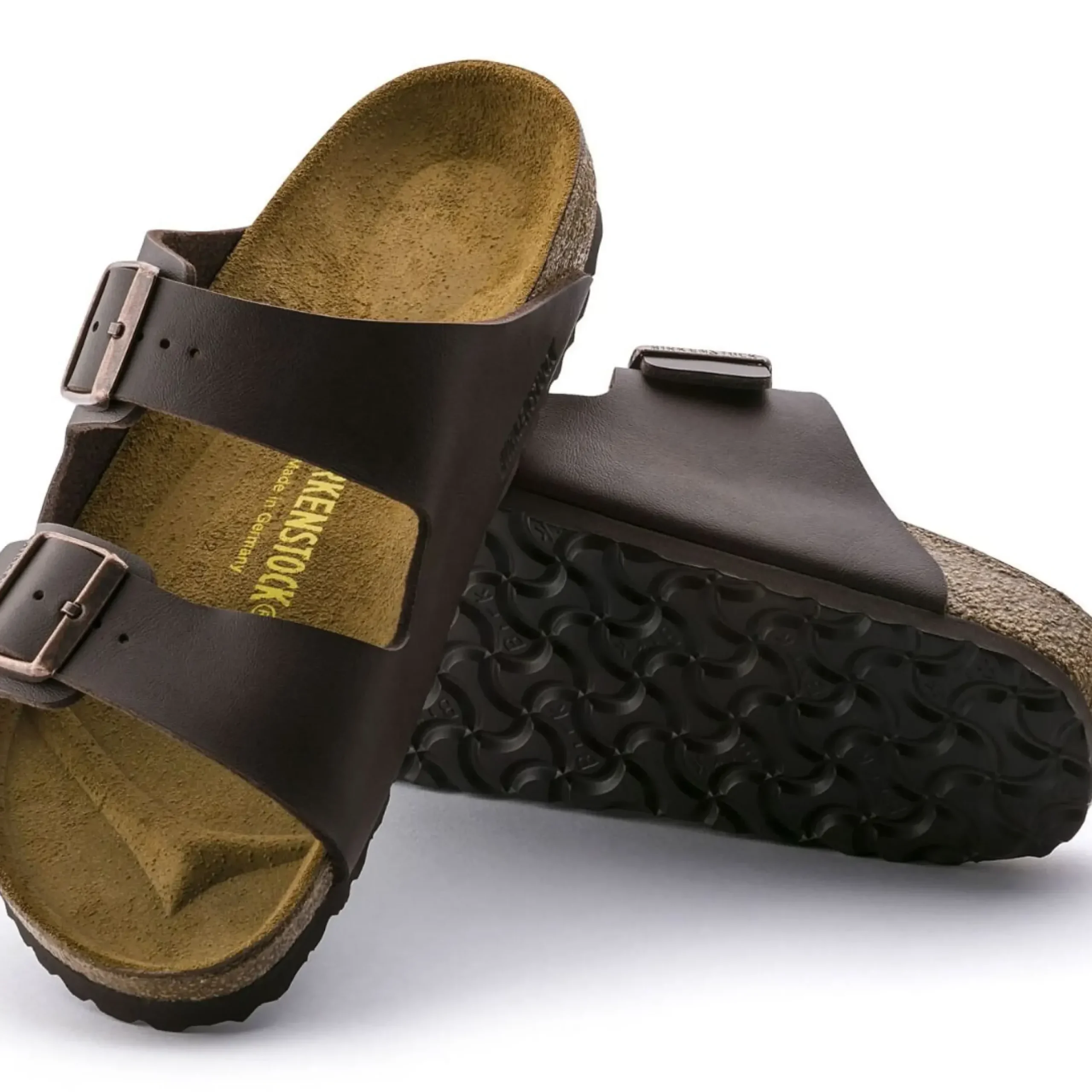 Best Birkenstock Arizona Birko-Flor Dark Brown Slide Sandal
