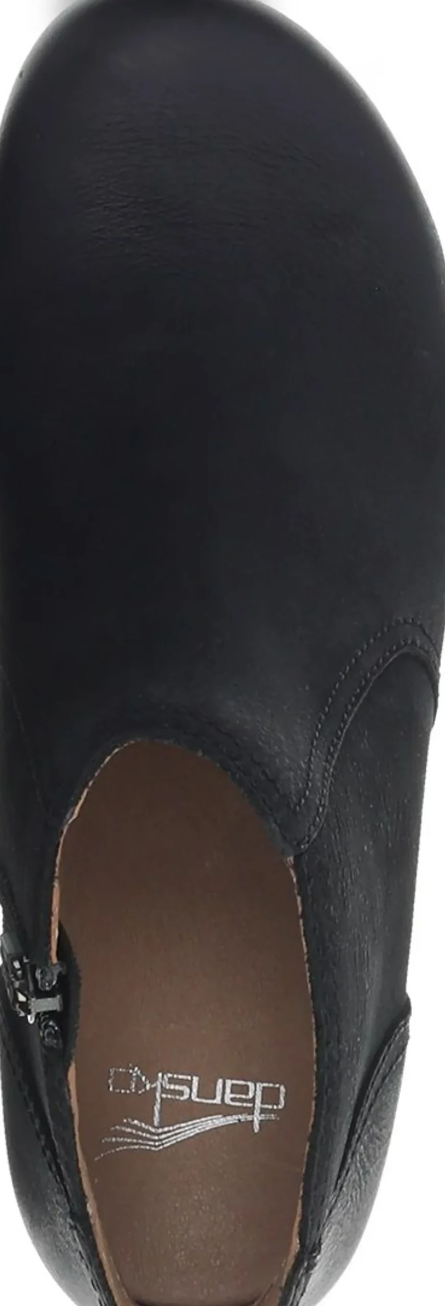New Dansko Barbara Black Burnished Nubuck Leather Ankle Boot