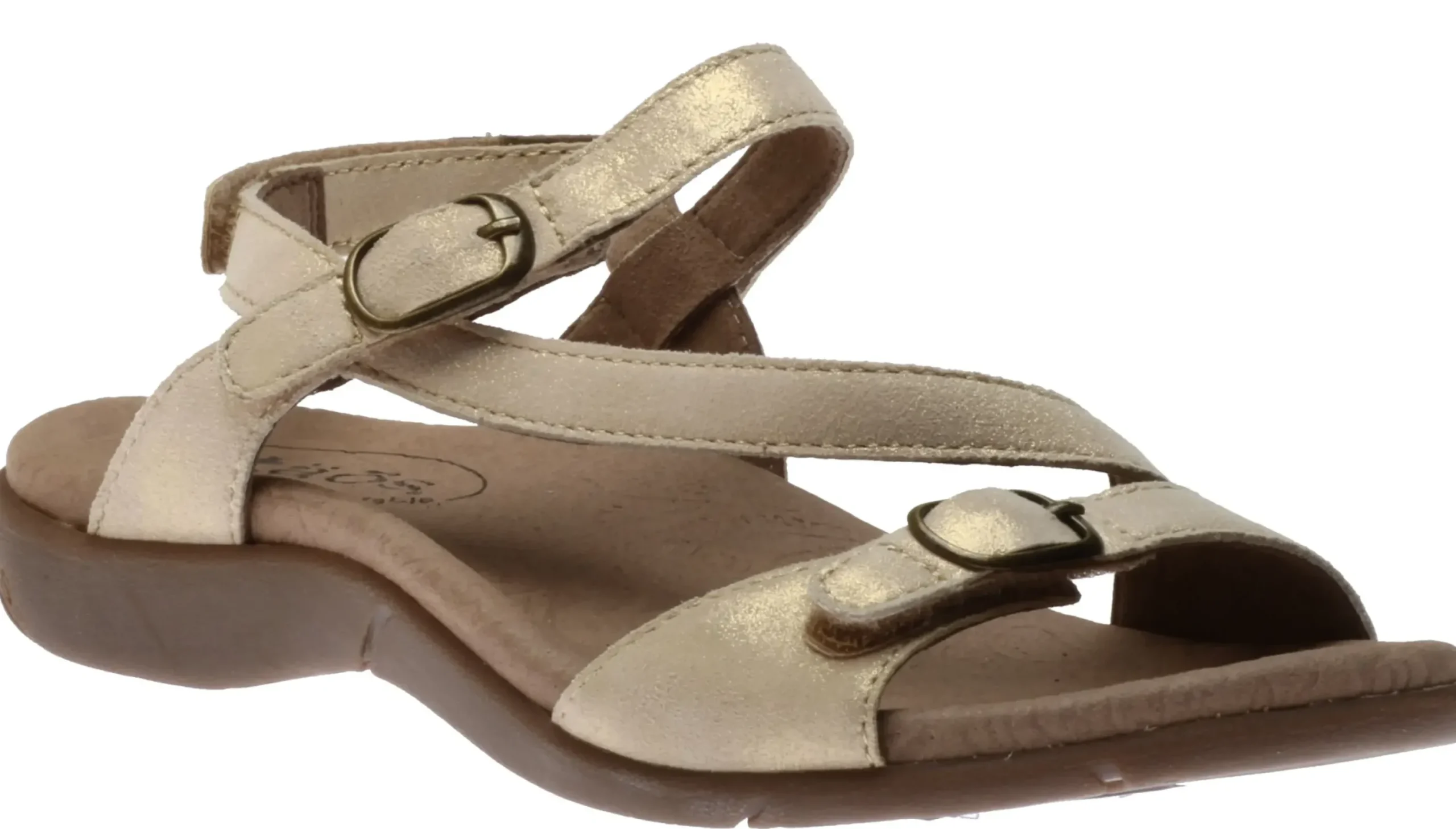 Discount Taos Beauty 2 Champagne Leather Slingback Sandal