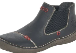 Best Rieker Belinga Black Slip-On Ankle Boot