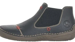 Best Rieker Belinga Black Slip-On Ankle Boot