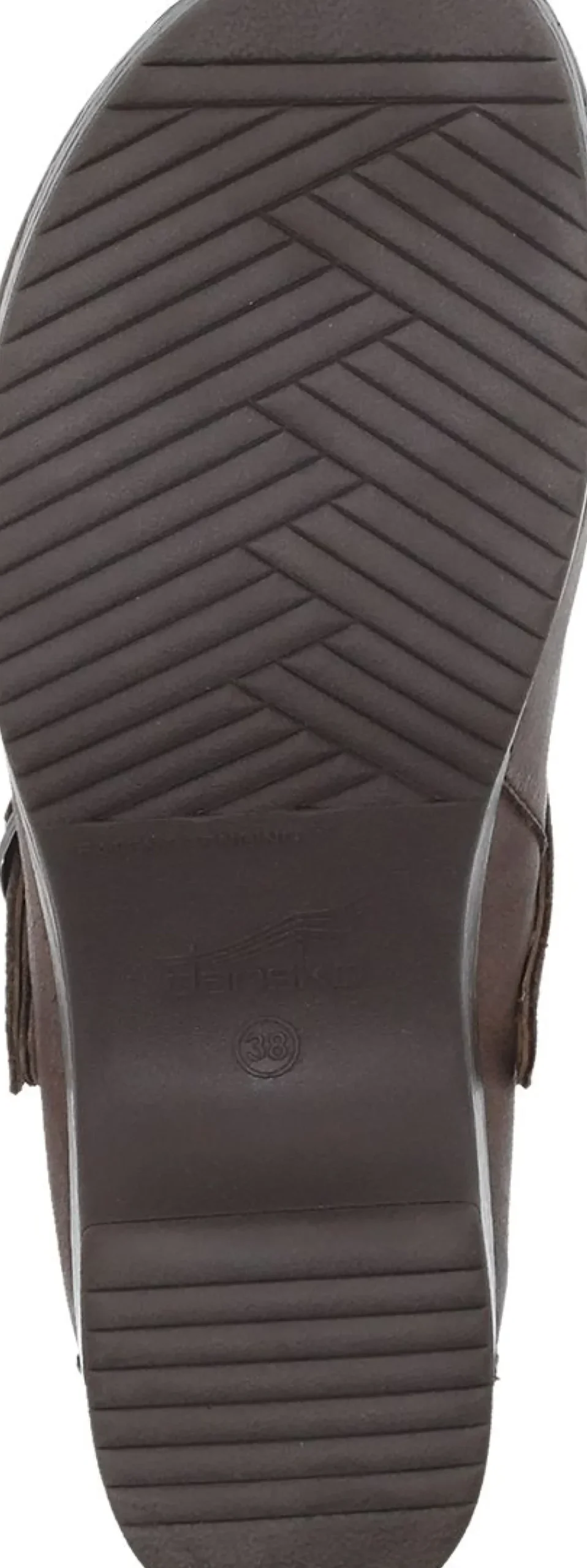 New Dansko Berry Brown Milled Burnished Leather Clog