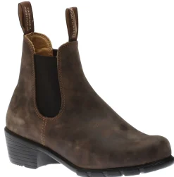 Hot Blundstone 1677 - Women's Series Heel Rustic Brown Boot