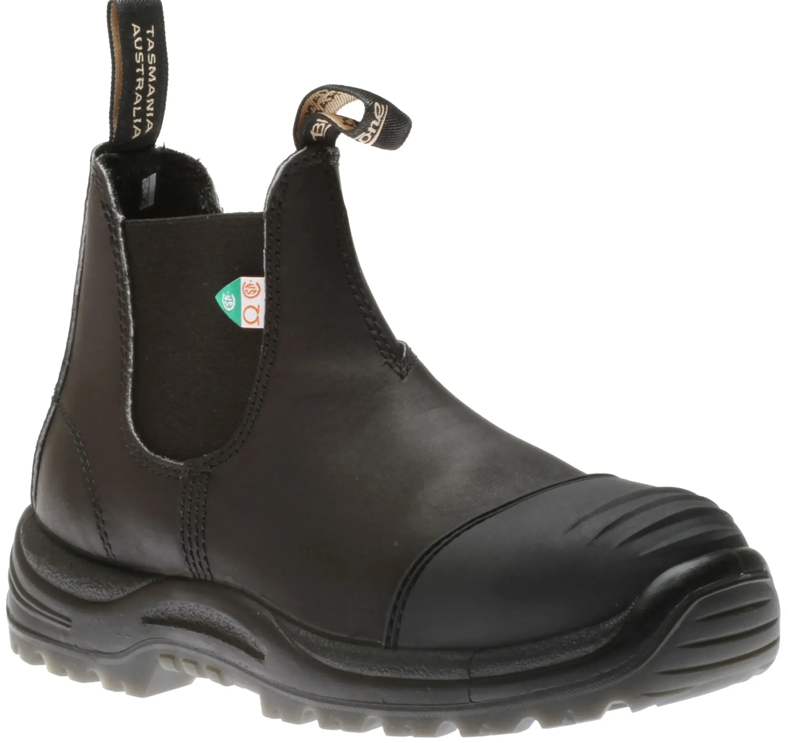 New Blundstone 168 - Work & Safety Rubber Toe Cap Black Boot