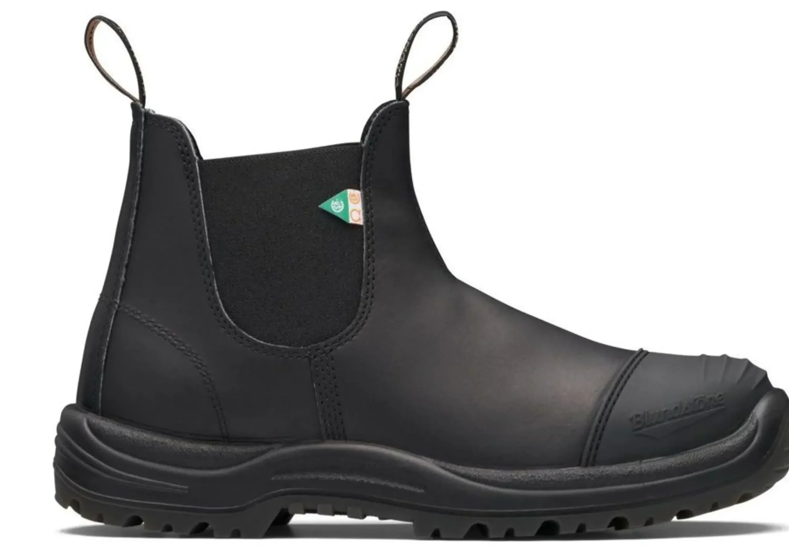 New Blundstone 168 - Work & Safety Rubber Toe Cap Black Boot
