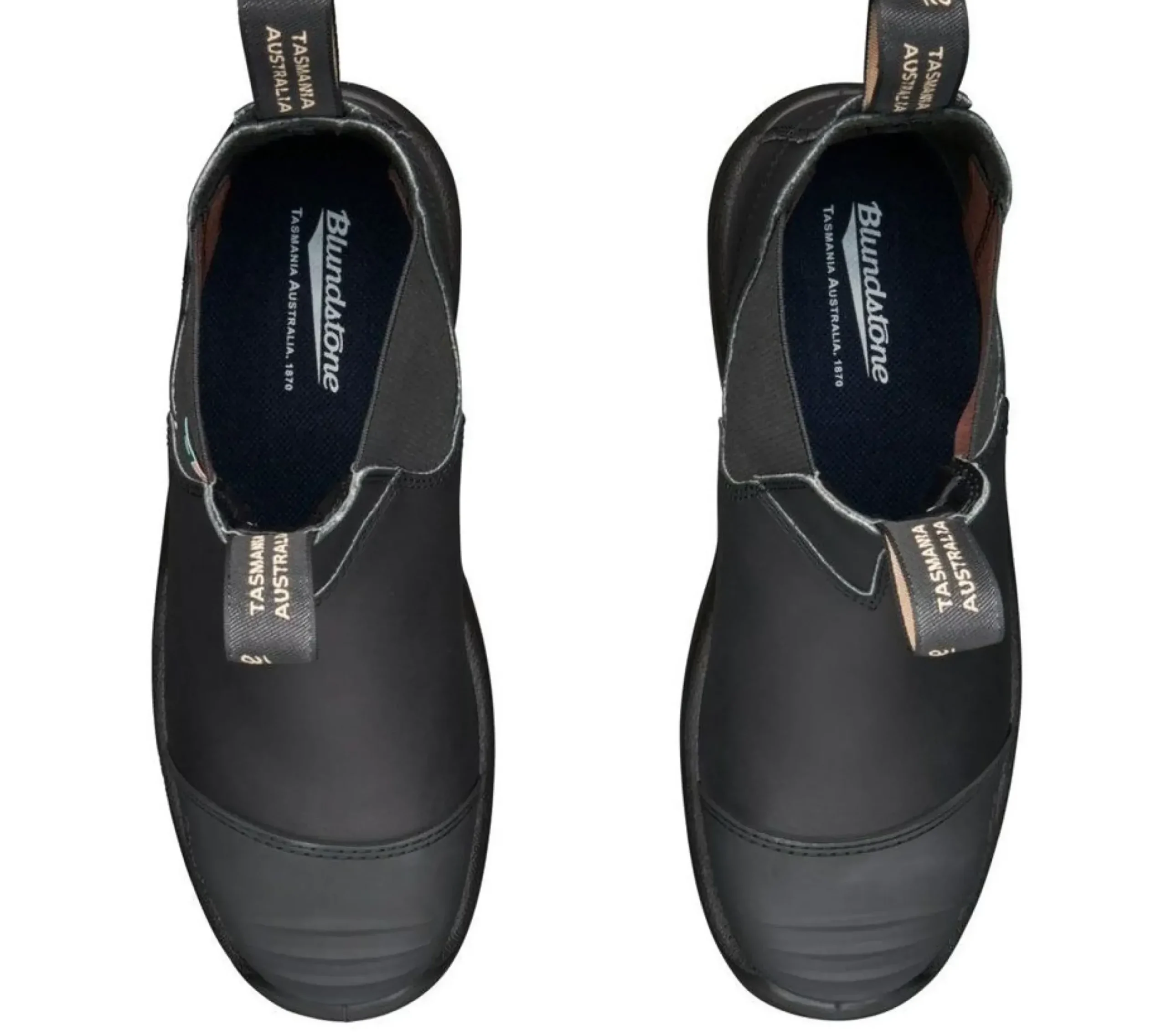 New Blundstone 168 - Work & Safety Rubber Toe Cap Black Boot