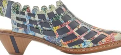 Rieker Bosnia Multicoloured Woven Sandal