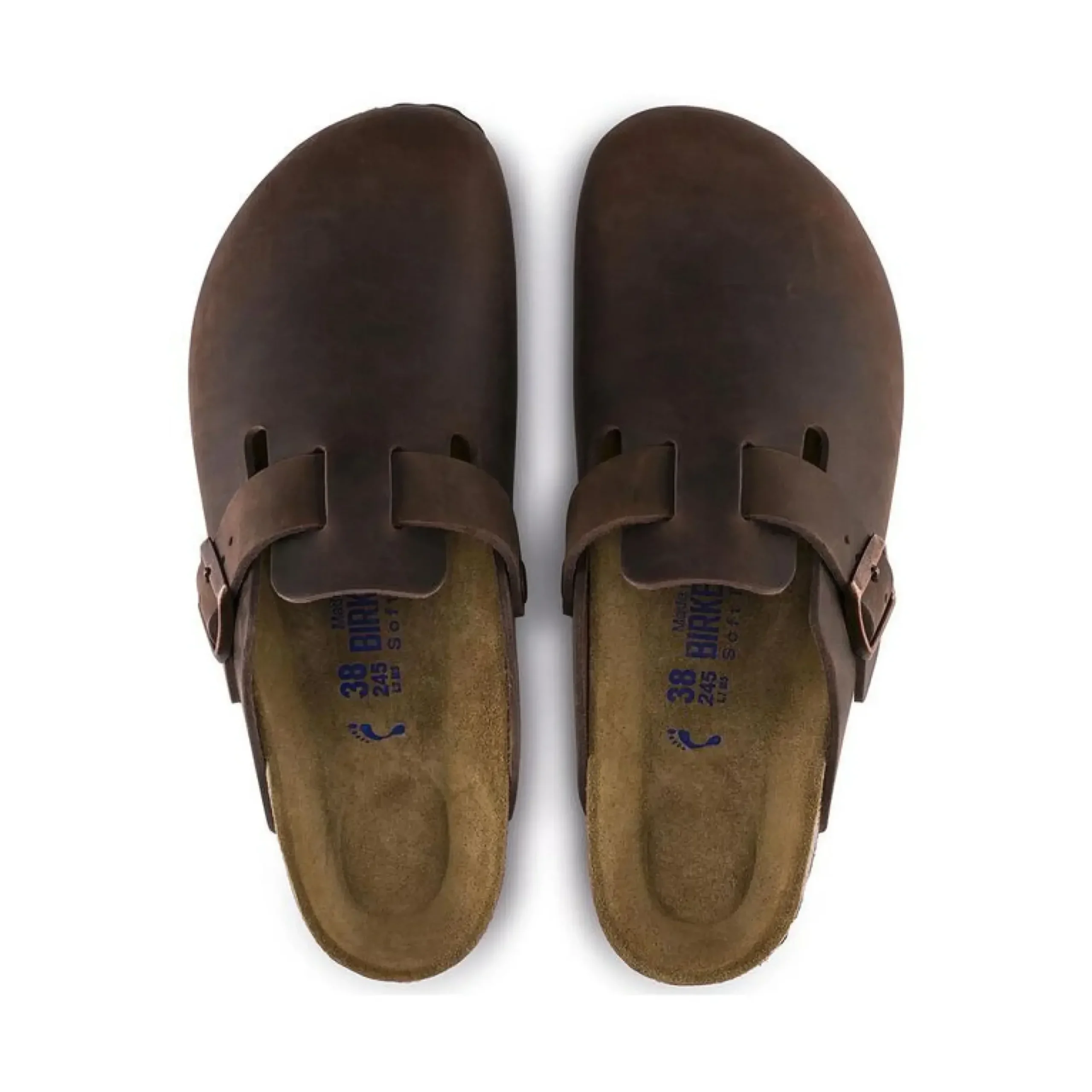 Hot Birkenstock Boston Habana Brown Oiled Leather Soft Footbed Clog