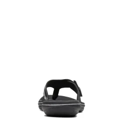 Online Clarks Breeze Sea Black Patent Thong Sandal