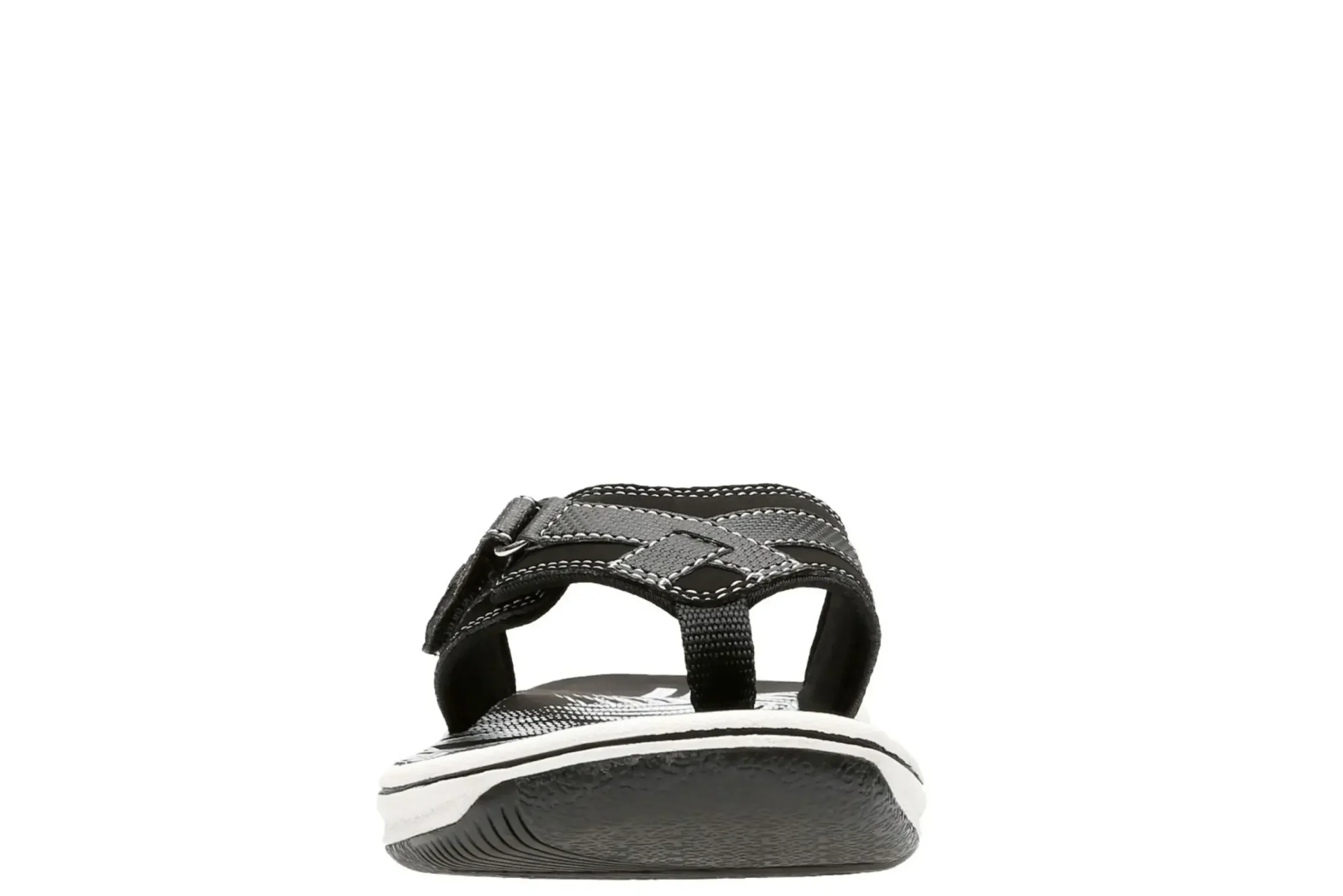 Clearance Clarks Breeze Sea Black Thong Sandal