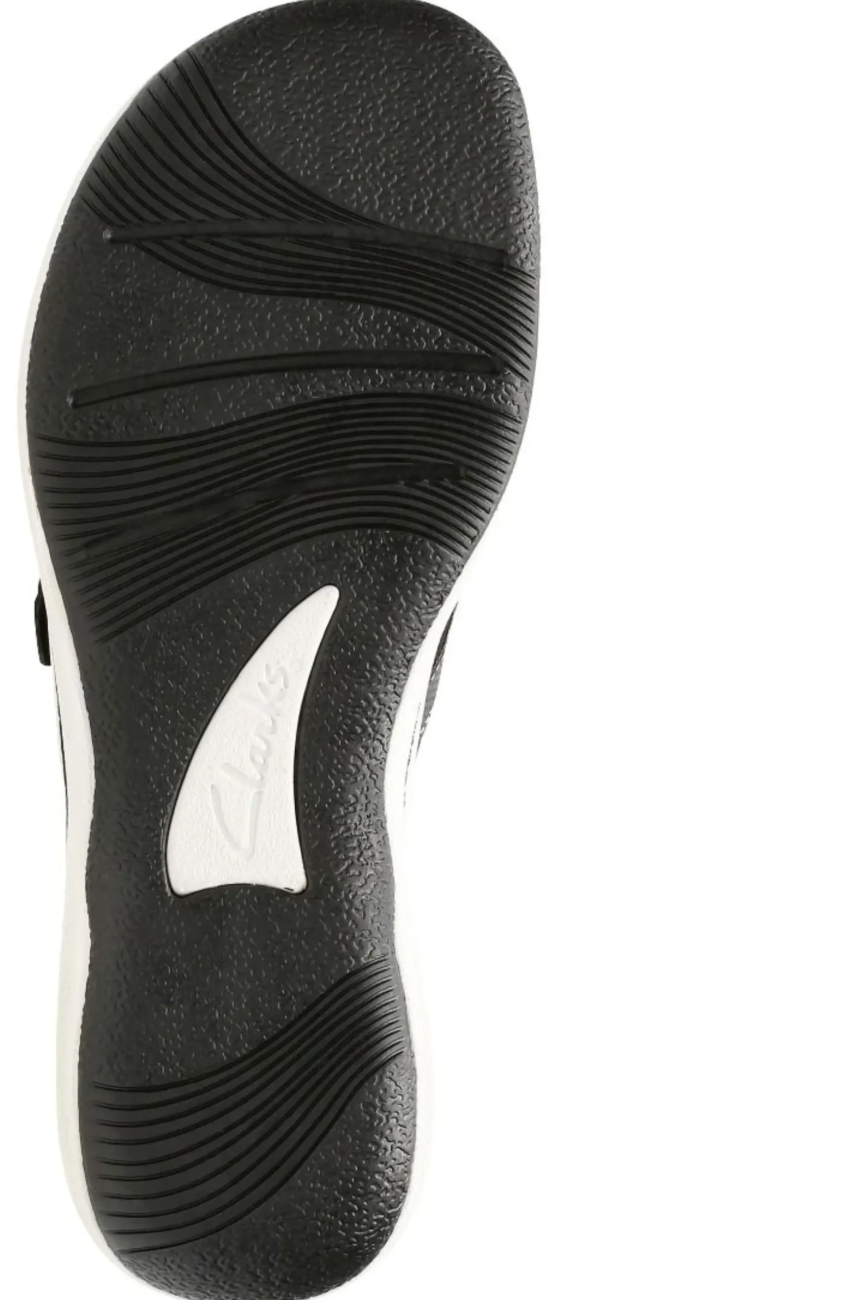 Clearance Clarks Breeze Sea Black Thong Sandal