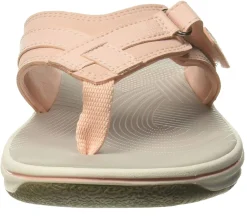 Clearance Clarks Breeze Sea Blush Pink Thong Sandal