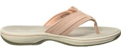 Clearance Clarks Breeze Sea Blush Pink Thong Sandal