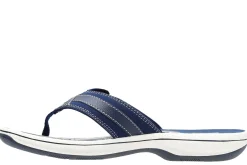 Discount Clarks Breeze Sea Navy Thong Sandal