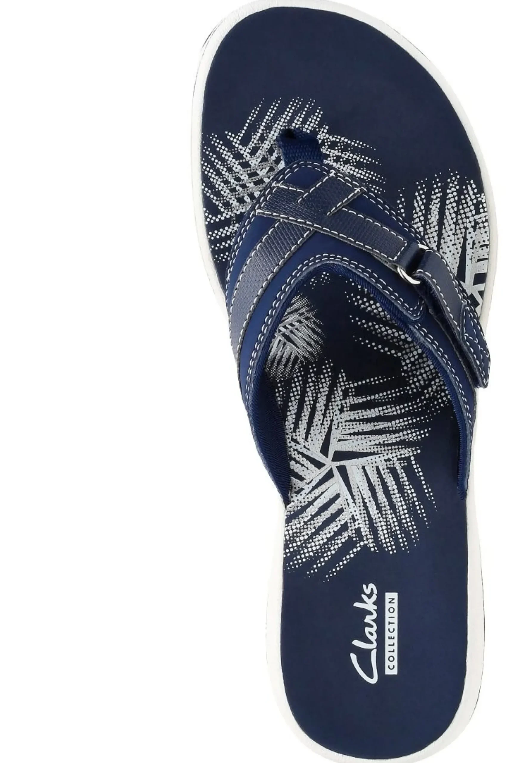 Discount Clarks Breeze Sea Navy Thong Sandal