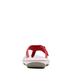 Hot Clarks Breeze Sea Red Thong Sandal