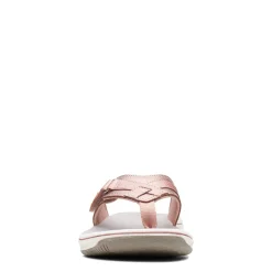 Outlet Clarks Breeze Sea Rose Gold Thong Sandal