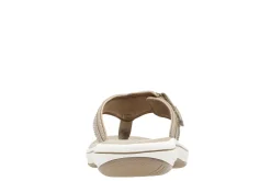 Sale Clarks Breeze Sea Taupe Thong Sandal