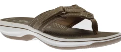 Sale Clarks Breeze Sea Taupe Thong Sandal