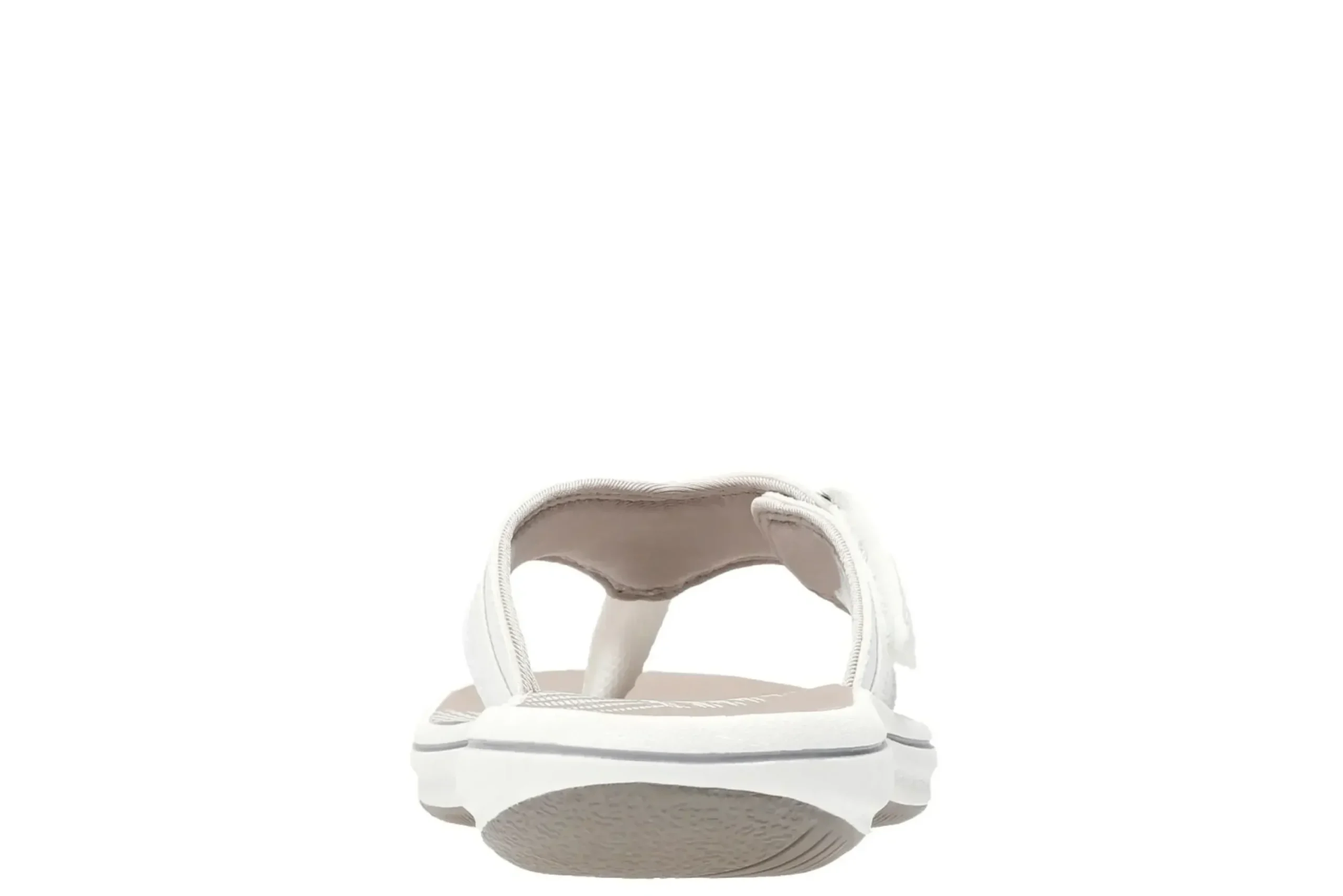 Clarks Breeze Sea White Thong Sandal