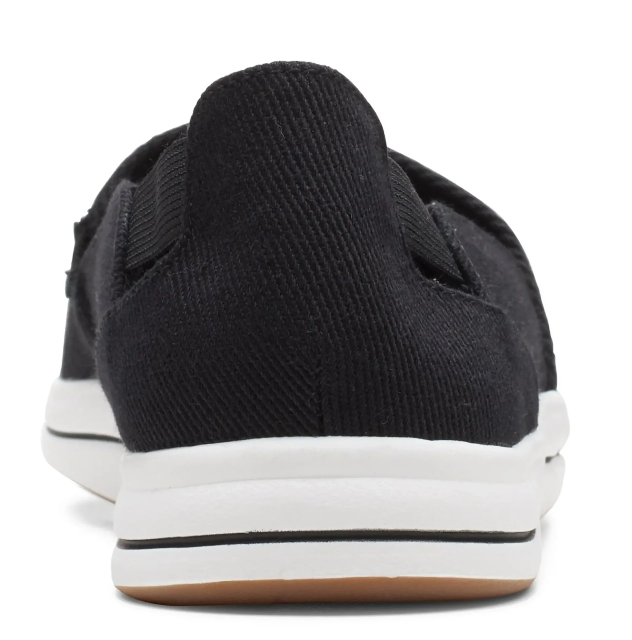 Online Clarks Breeze Step Black Slip-On Canvas Sneaker