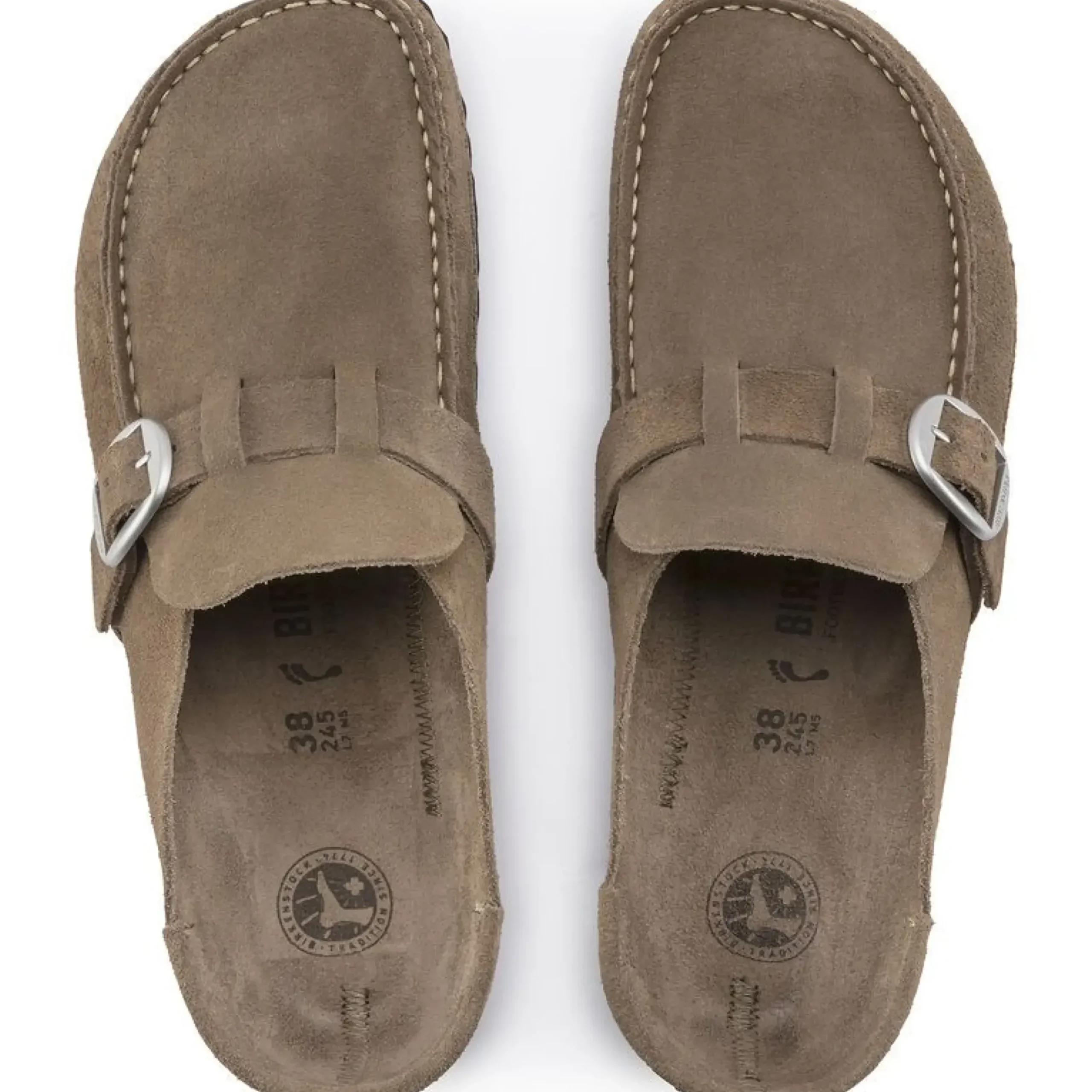 Discount Birkenstock Buckley Gray Taupe