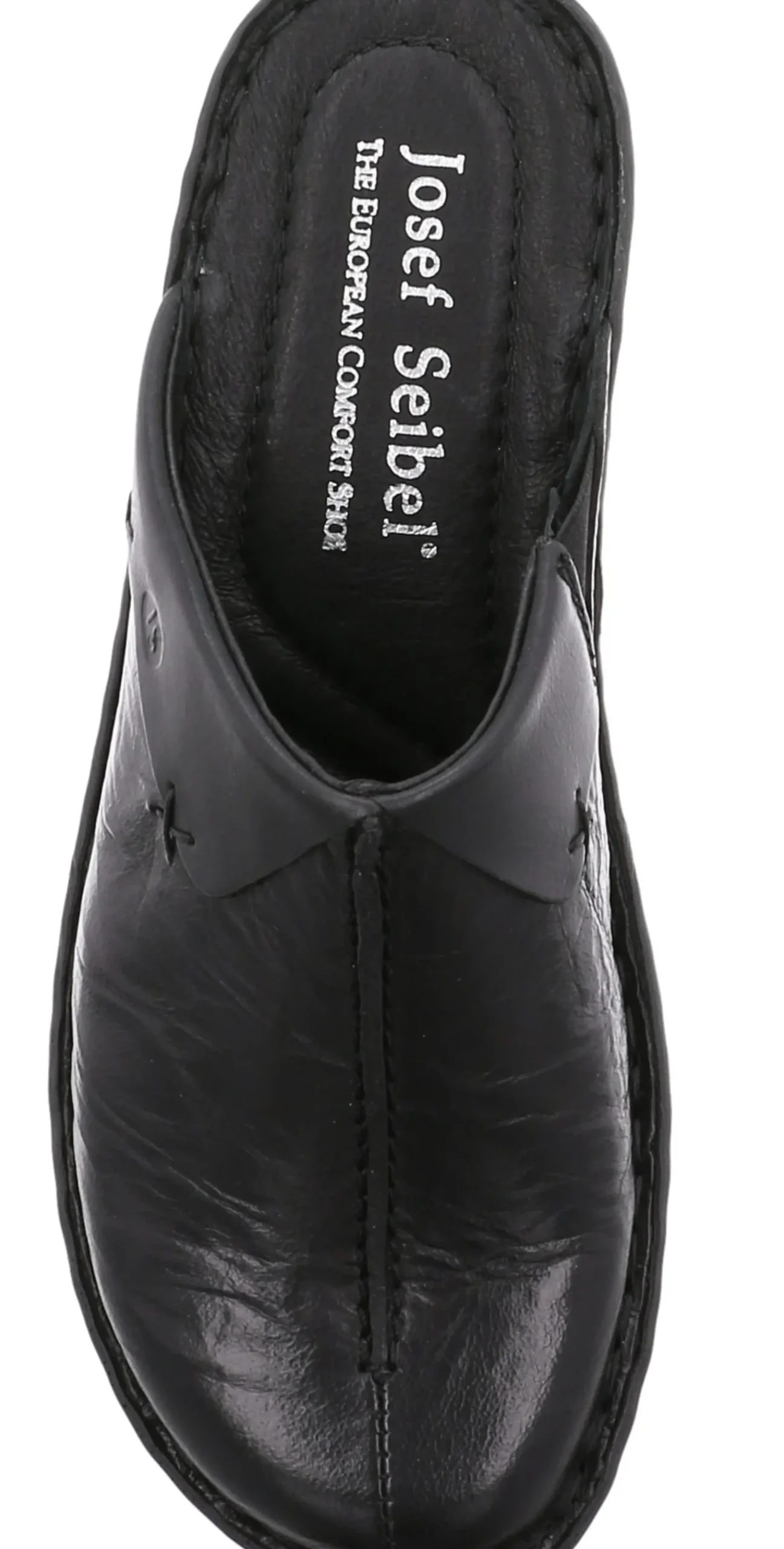 Hot Josef Seibel Catalonia 48 Black Leather Clog