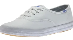 Hot Keds Champion White Lace-Up Canvas Sneaker