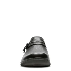 Sale Clarks Cheyn Madi Black Leather Slip-On