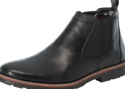 Rieker Clarino Black Leather Chelsea Boot