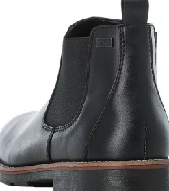 Rieker Clarino Black Leather Chelsea Boot