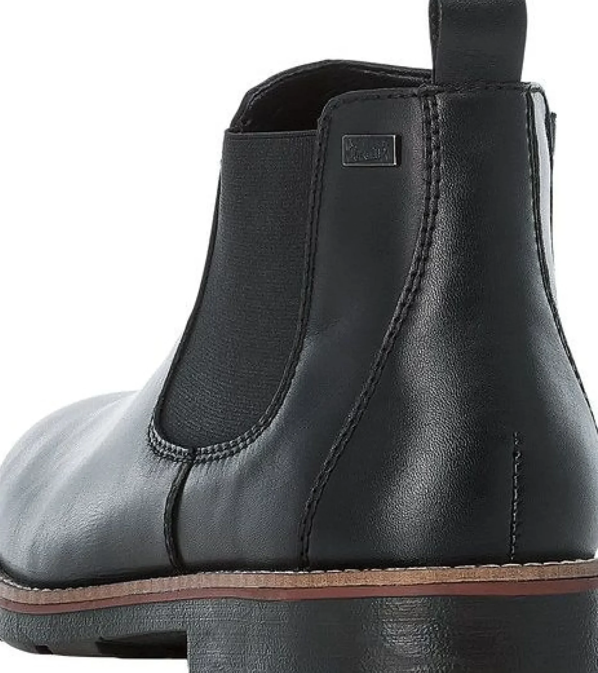 Rieker Clarino Black Leather Chelsea Boot