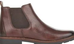 Best Rieker Clarino Dark Brown Leather Chelsea Boot