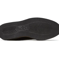 Outlet Dunham Clyde Black Leather Plain Toe Oxford Shoe