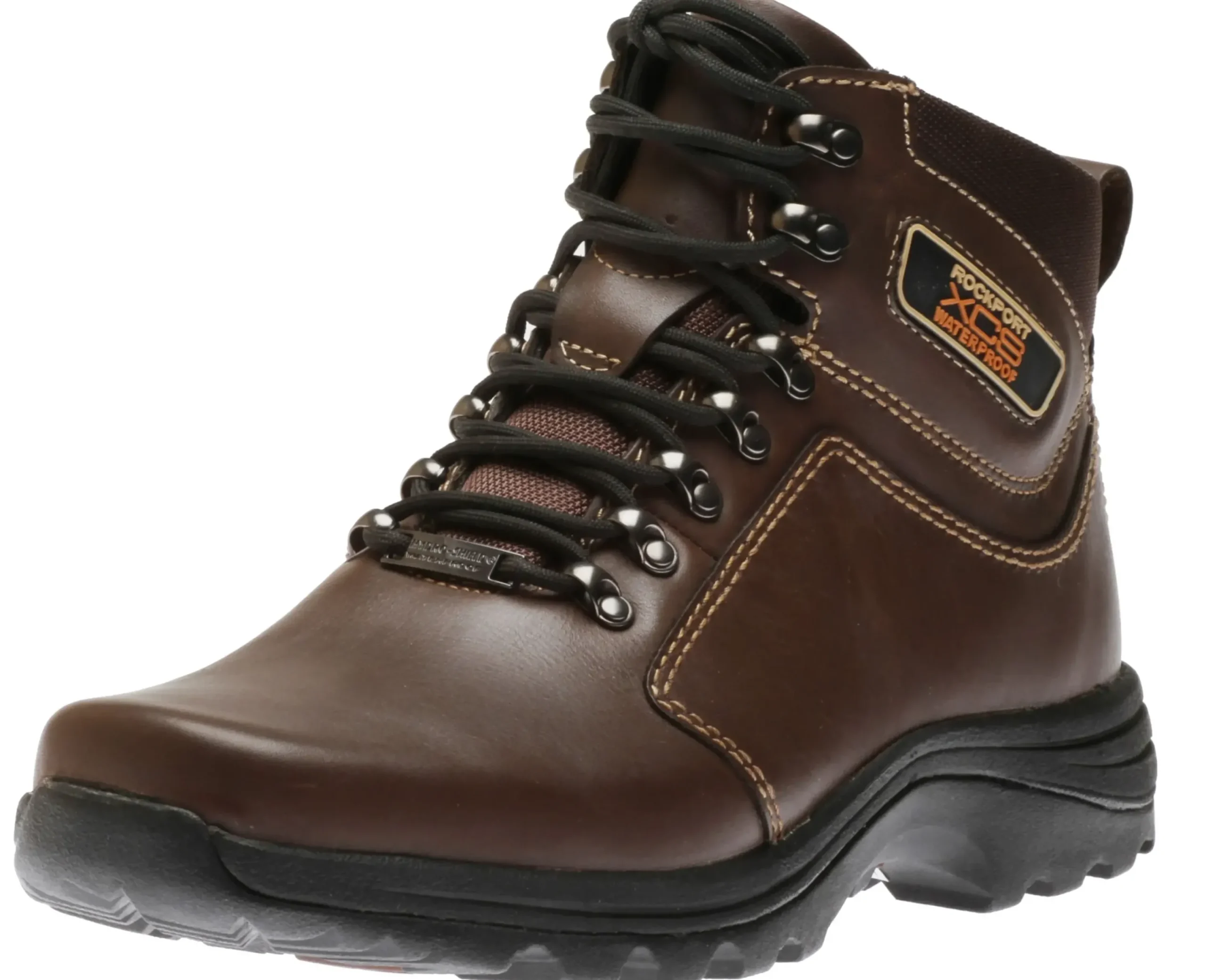Rockport Cold Springs Elkhart Dark Brown Leather Lace-Up Boot