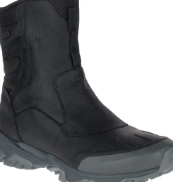 Online Merrell Coldpack Ice+ 8" Zip Polar Black Waterproof Winter Boot