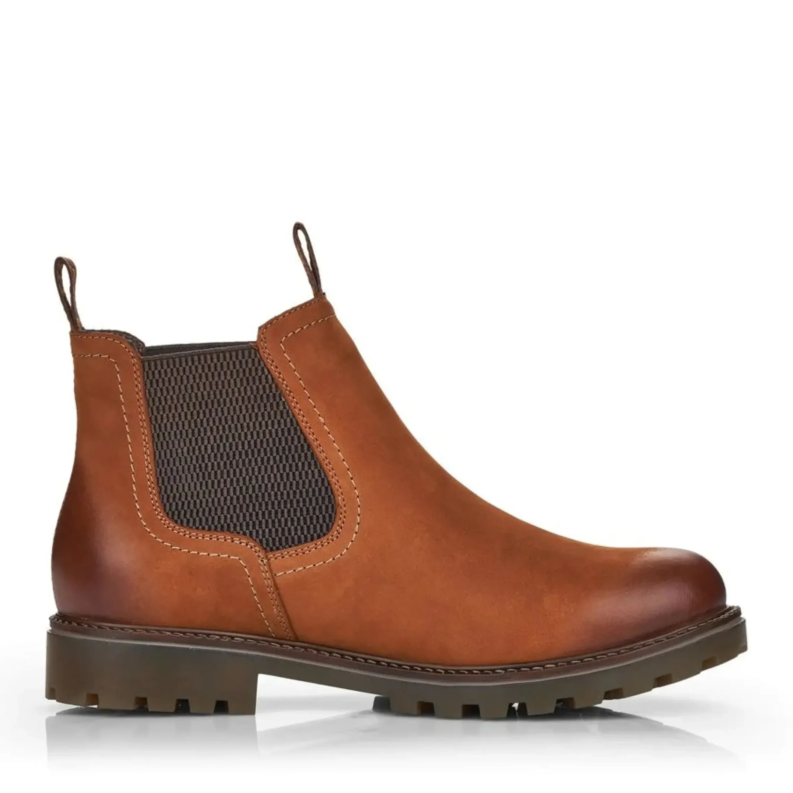 New Remonte Columbo Brown Leather Chelsea Boot