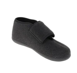 Online Foamtreads Comfort L2 Black Wool Slipper