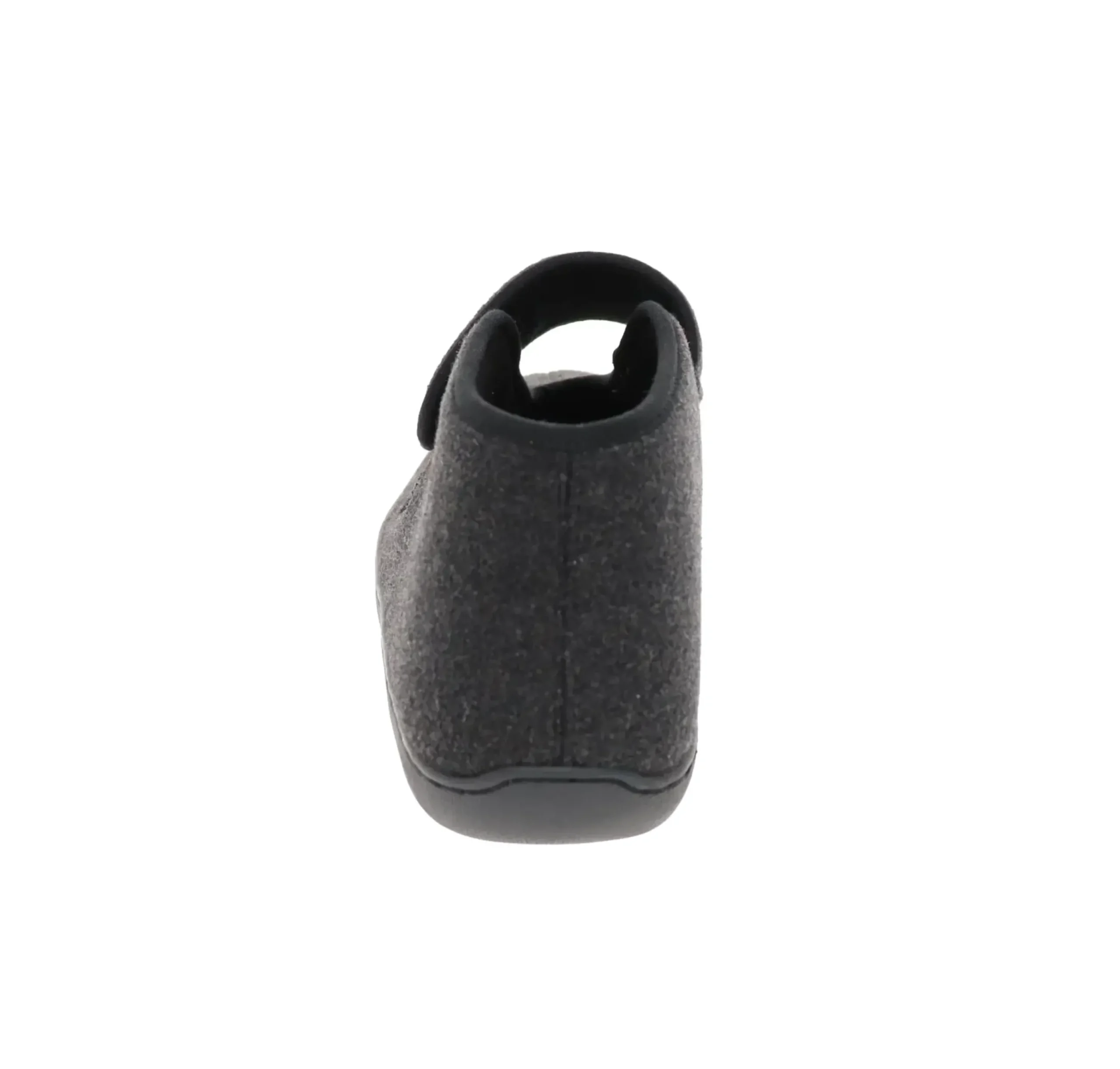 Online Foamtreads Comfort L2 Black Wool Slipper