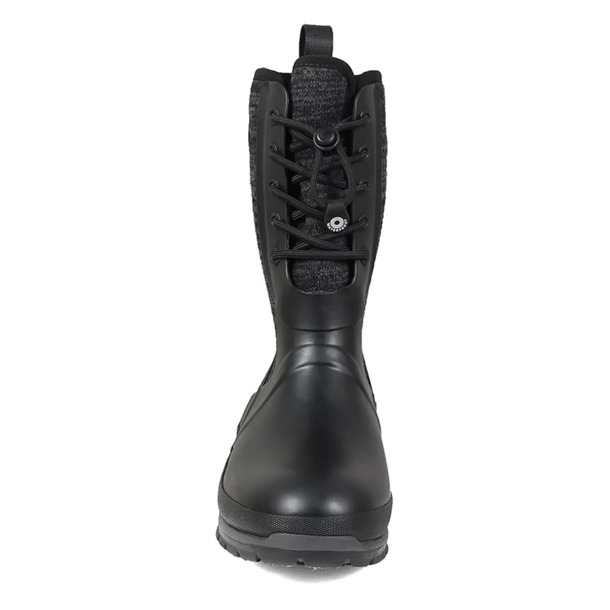Outlet Bogs Crandall Lace Knit Black Women's Winter Boot