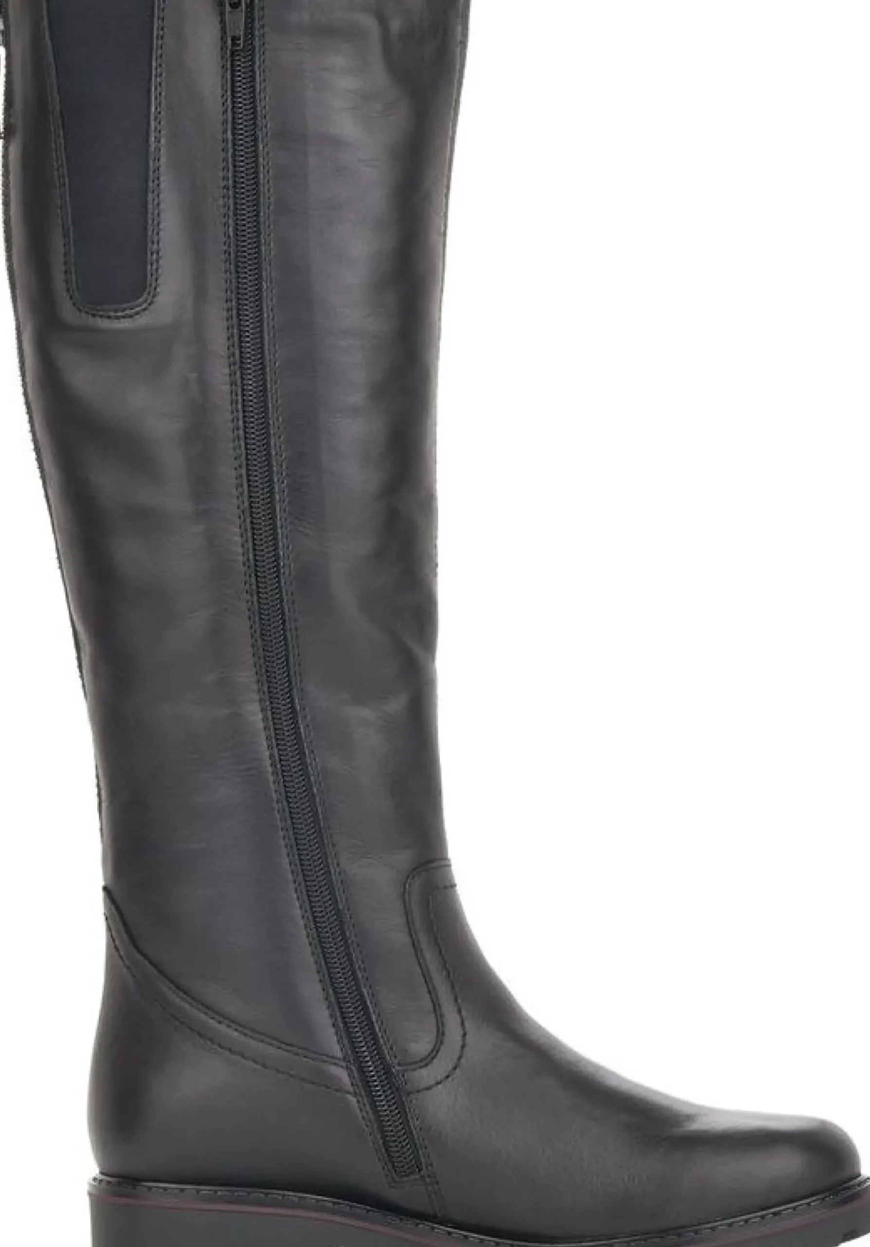 Best Remonte Cristallino Black Leather Tall Boot