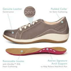 Clearance Aetrex Dana Warm Grey