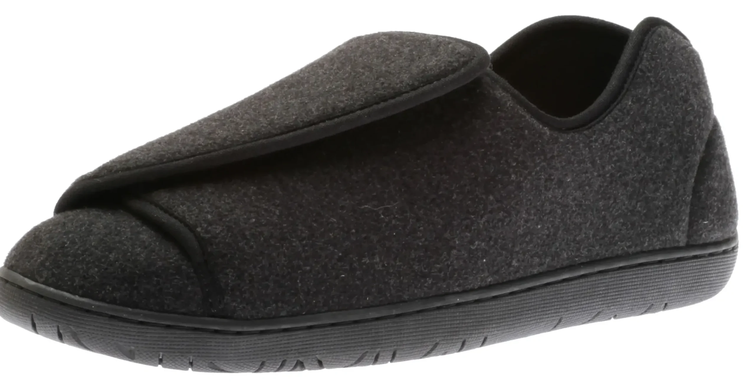 Online Foamtreads Doctor 2 Black Wool Slipper